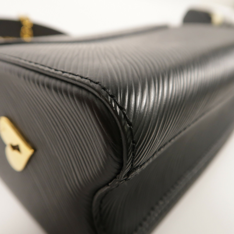 LOUIS VUITTON Epi Twist MM金扣鏈帶肩背袋-11