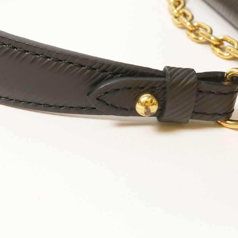 LOUIS VUITTON Epi Twist MM金扣鏈帶肩背袋-13