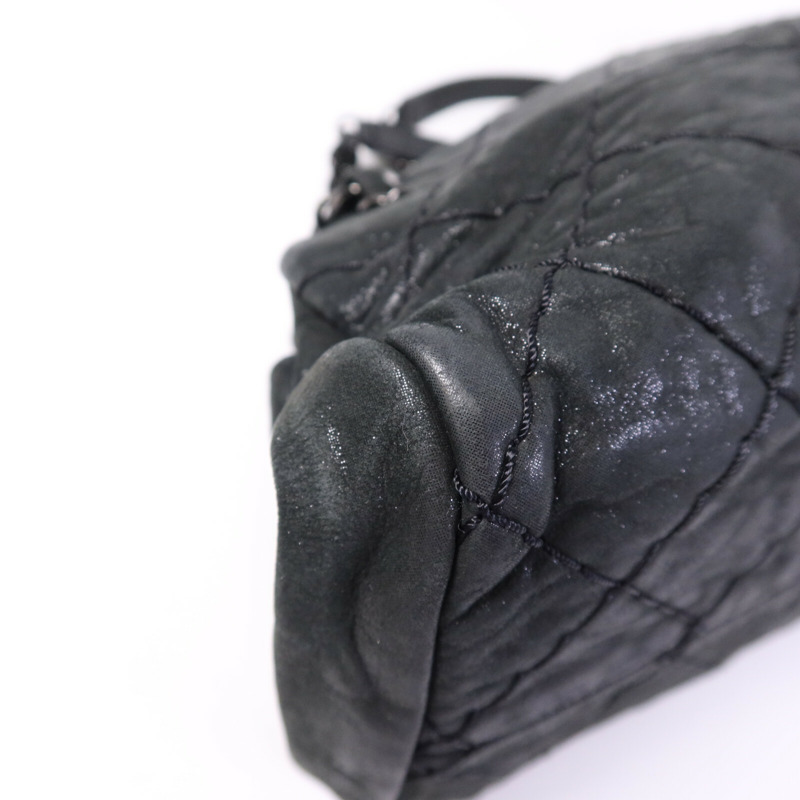 CHANEL 牛皮皮革Chain Shoulder Bag鏈帶肩背袋-10