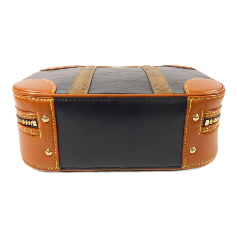 LOUIS VUITTON Monogram Reverse/牛皮皮革Valisette PM金扣手挽肩背兩用袋-3