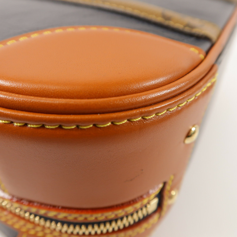 LOUIS VUITTON Monogram Reverse/牛皮皮革Valisette PM金扣手挽肩背兩用袋-12