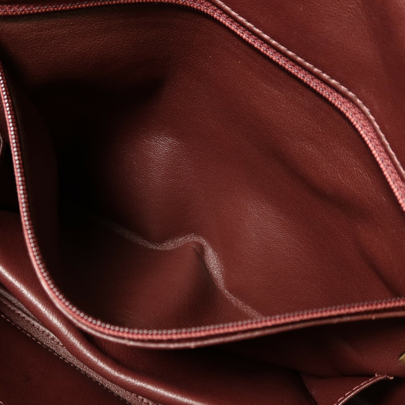 CHANEL 牛皮皮革Chain Shoulder金扣鏈帶肩背袋-17