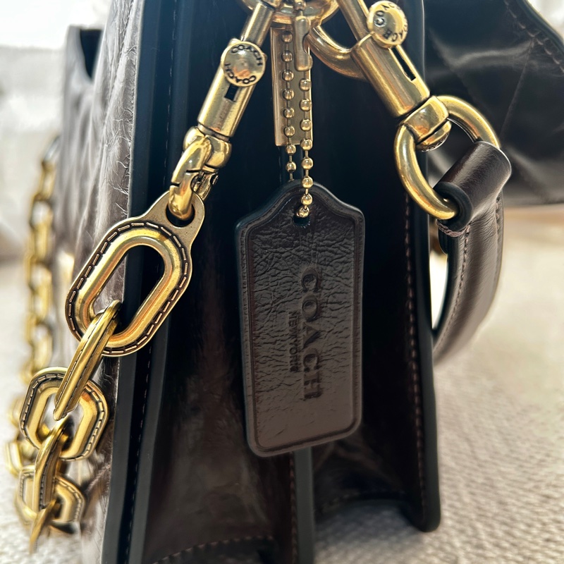 Coach 絎縫 Tabby  CAF55 肩背包-11