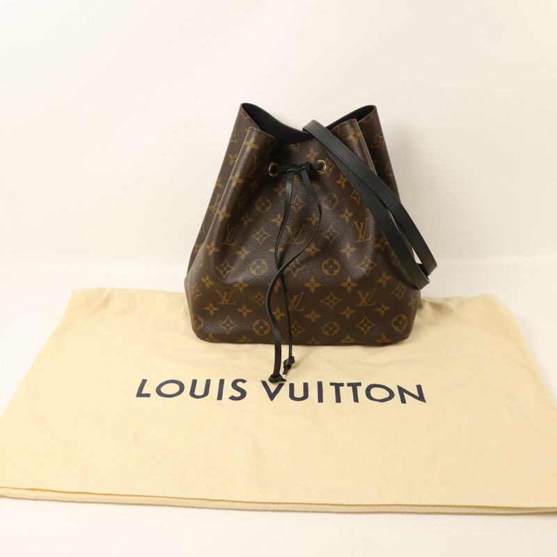 LOUIS VUITTON Monogram Neo Noe MM金扣肩背袋-9
