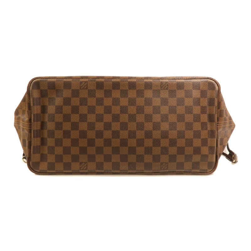 LOUIS VUITTON Damier Neverfull GM金扣肩背袋-3