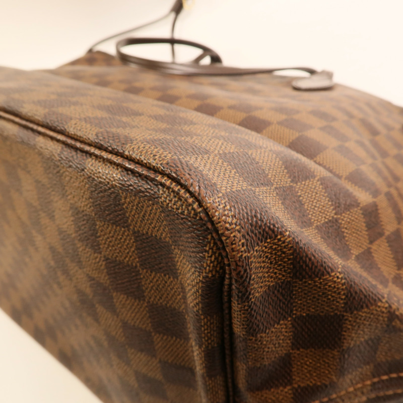 LOUIS VUITTON Damier Neverfull GM金扣肩背袋-12