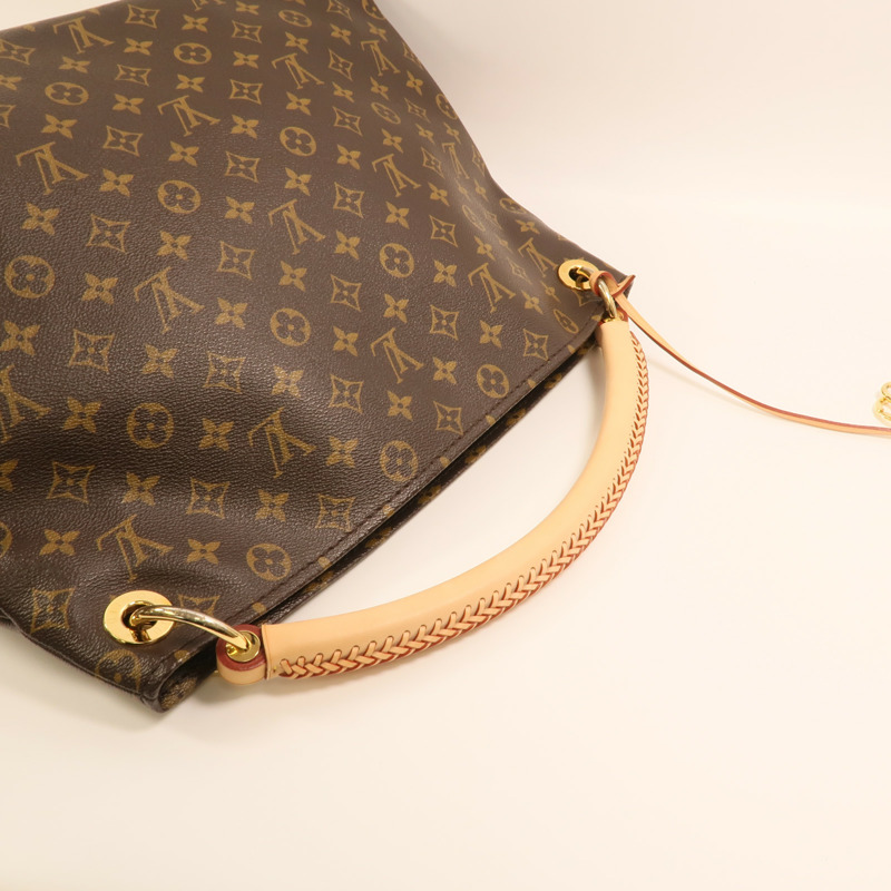 LOUIS VUITTON Monogram Artsy MM金扣肩背袋-7
