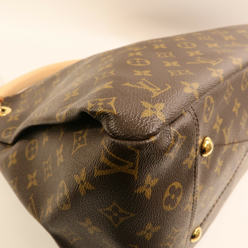 LOUIS VUITTON Monogram Artsy MM金扣肩背袋-11