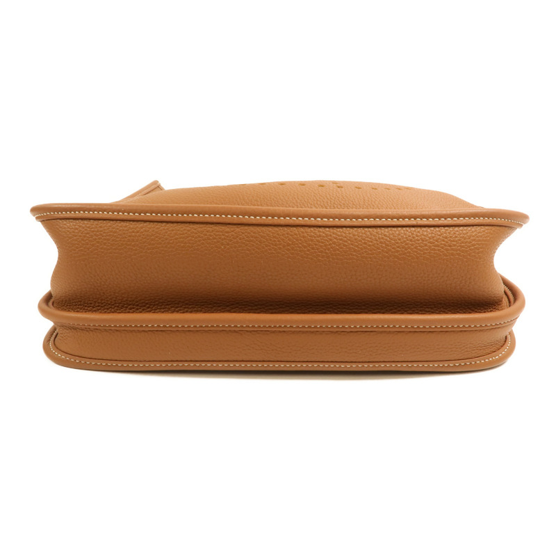 HERMES Clemence皮革Evelyne PM金扣肩背袋-3