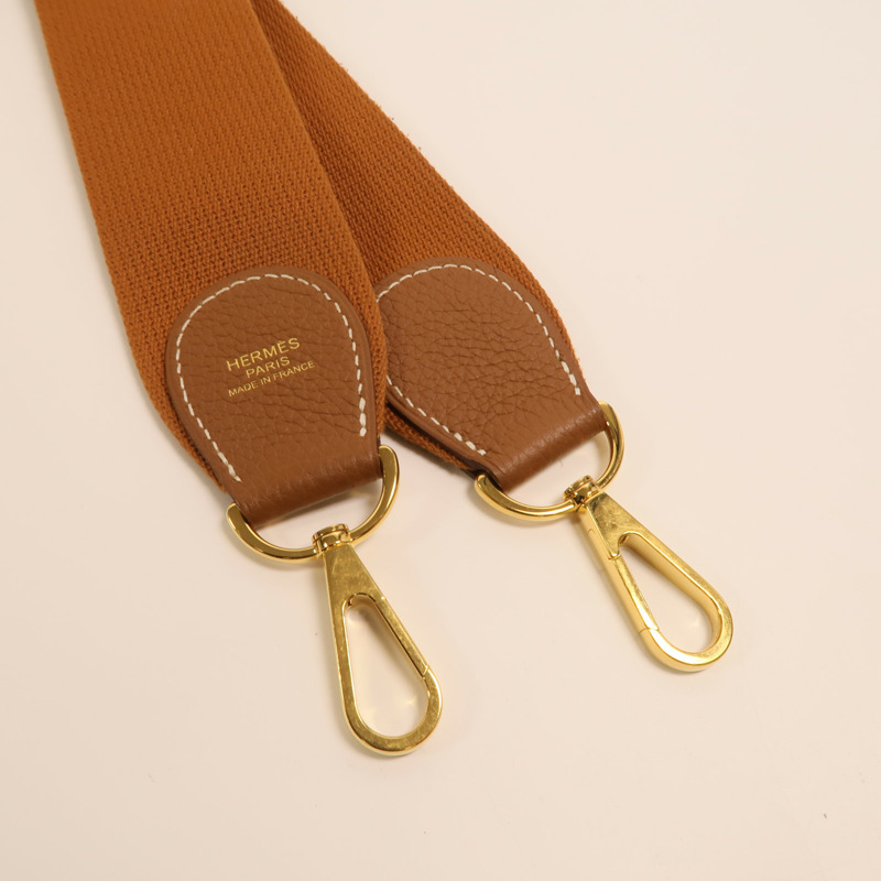 HERMES Clemence皮革Evelyne PM金扣肩背袋-14