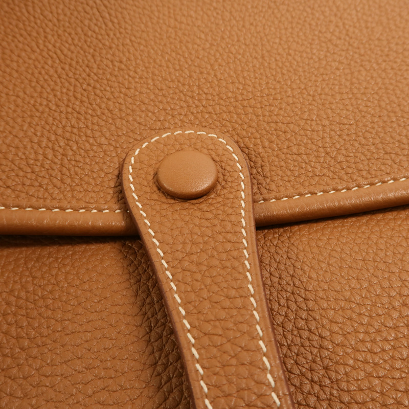 HERMES Clemence皮革Evelyne PM金扣肩背袋-15