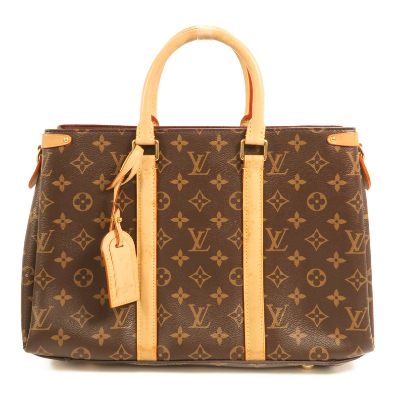 LOUIS VUITTON Monogram Soufflot MM金扣手挽肩背兩用袋-1