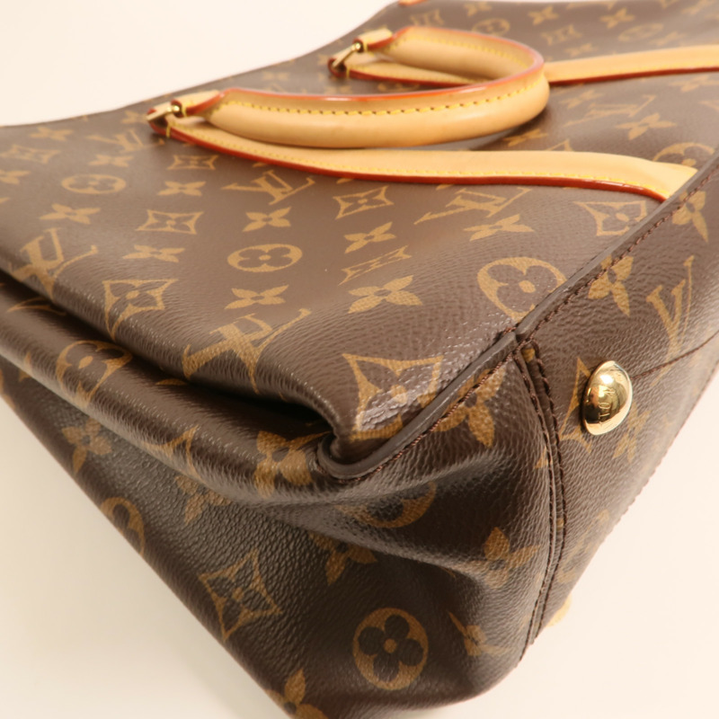 LOUIS VUITTON Monogram Soufflot MM金扣手挽肩背兩用袋-9