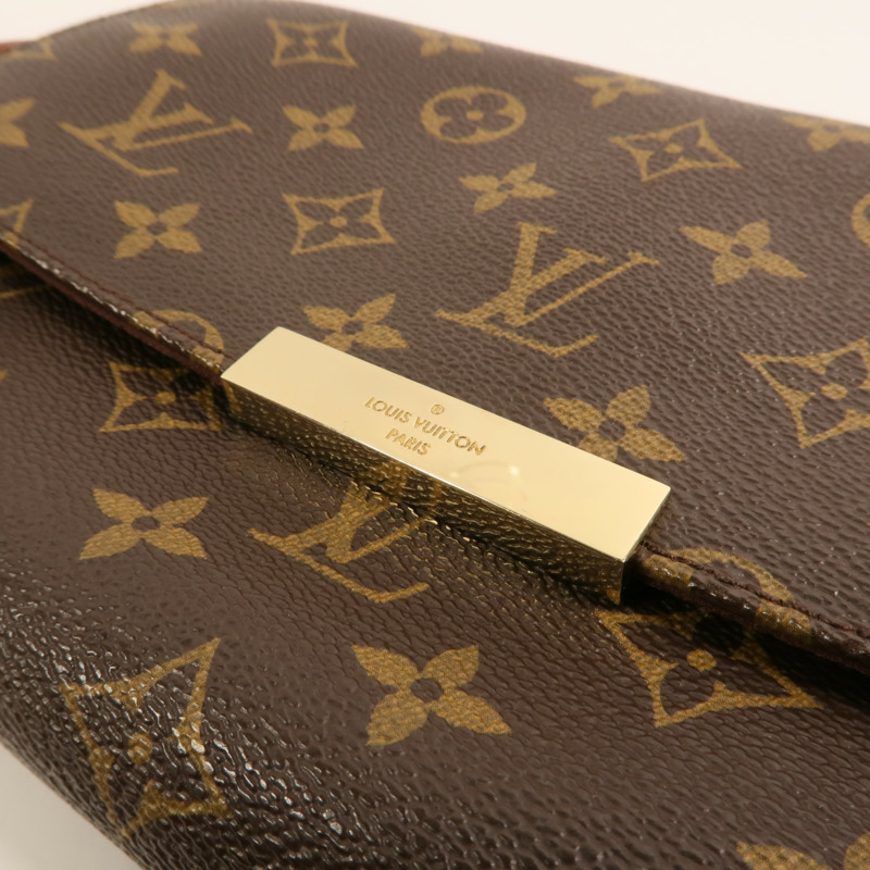 LOUIS VUITTON Monogram Favorite MM金扣手挽肩背兩用袋-8