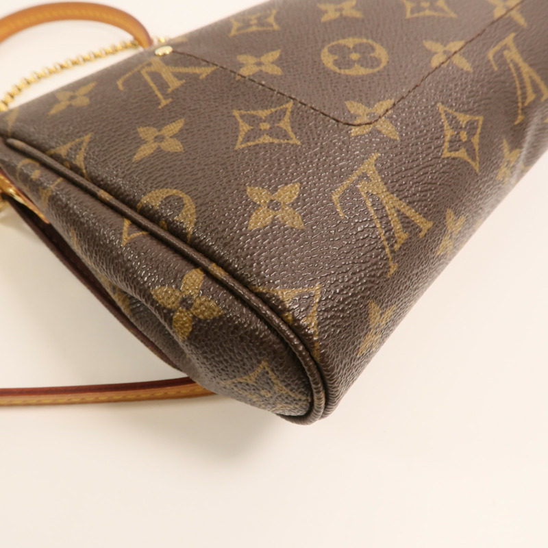 LOUIS VUITTON Monogram Favorite MM金扣手挽肩背兩用袋-12