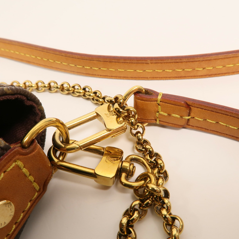 LOUIS VUITTON Monogram Favorite MM金扣手挽肩背兩用袋-13