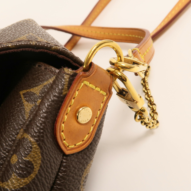 LOUIS VUITTON Monogram Favorite MM金扣手挽肩背兩用袋-16