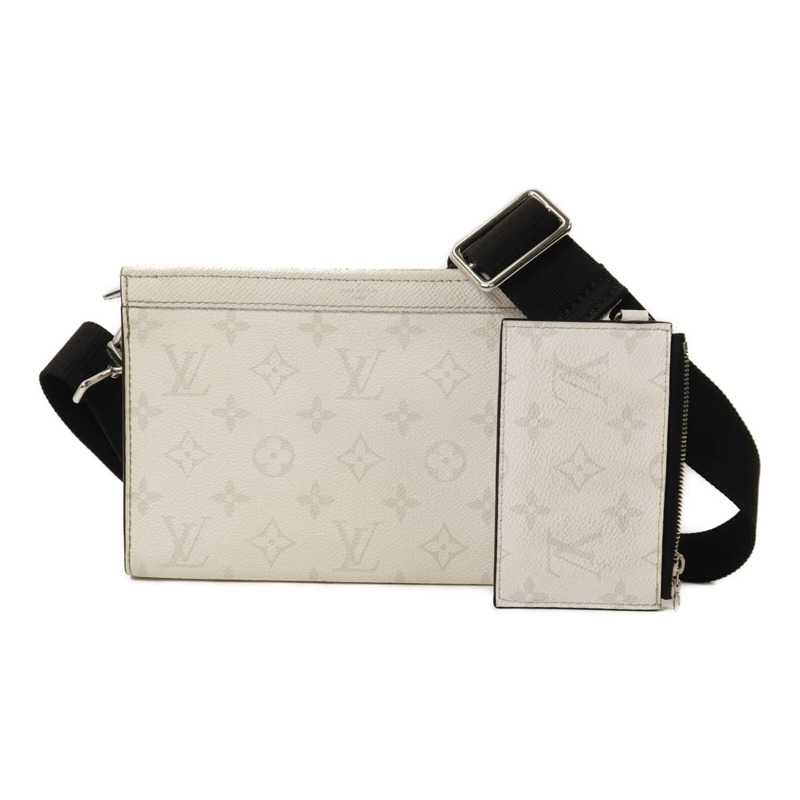 LOUIS VUITTON Taigarama Gaston銀扣肩背袋-0
