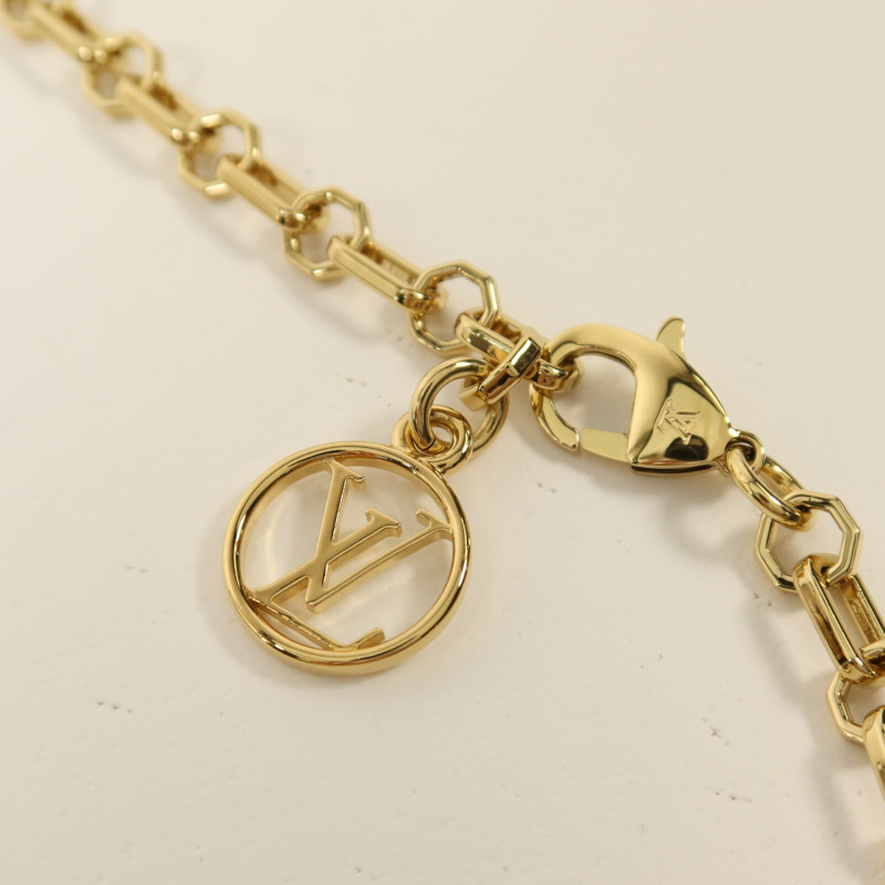 LOUIS VUITTON Monogram/Monogram Reverse Micro Dauphine金扣鏈帶肩背袋棕色-10