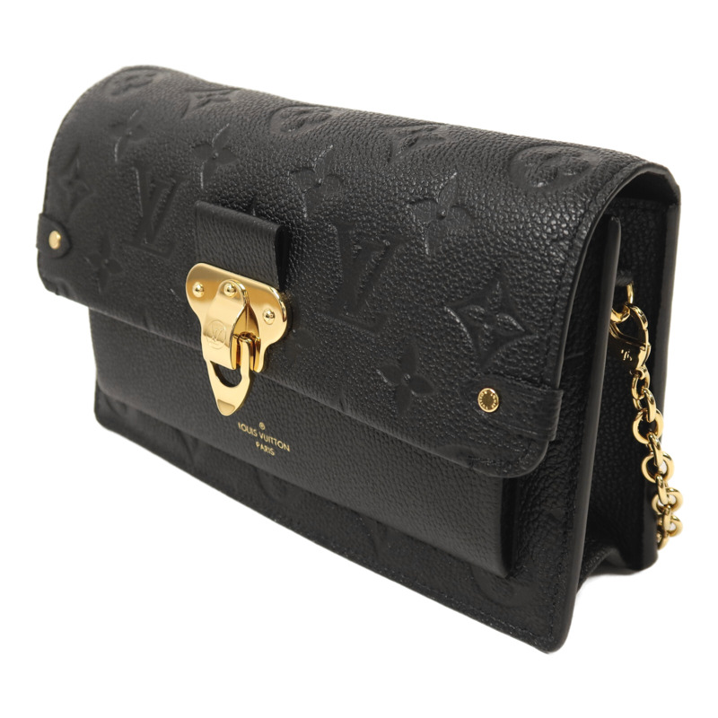 LOUIS VUITTON Monogram Empreinte Vavin Chain Wallet金扣鏈帶肩背袋-2