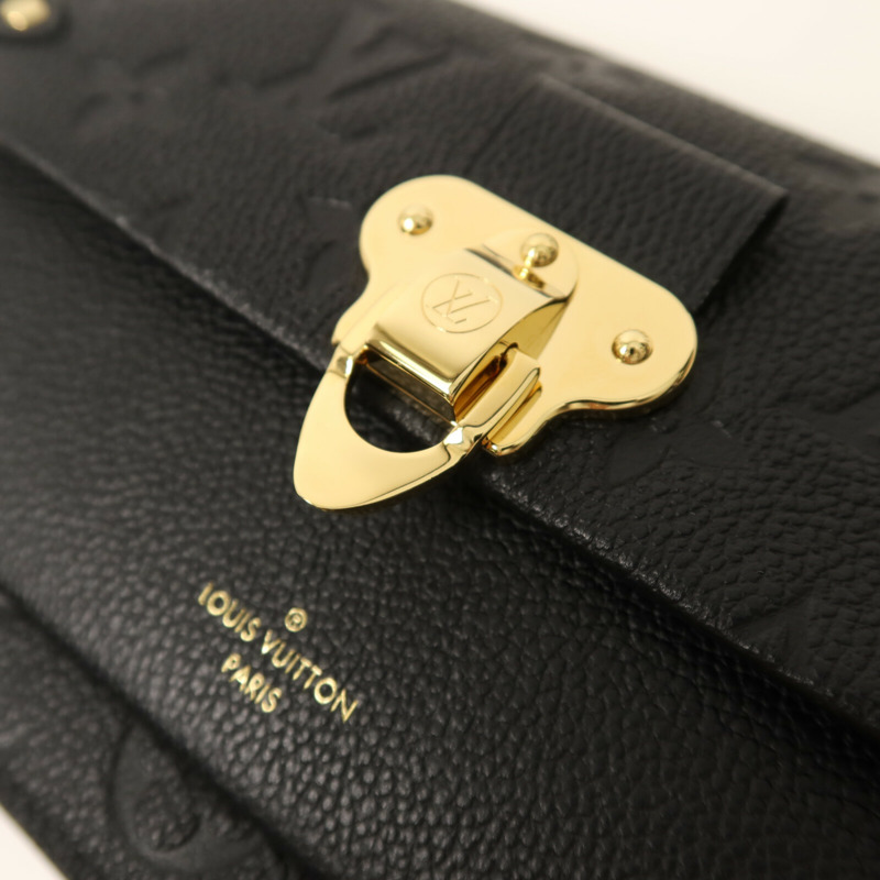 LOUIS VUITTON Monogram Empreinte Vavin Chain Wallet金扣鏈帶肩背袋-8