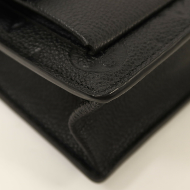 LOUIS VUITTON Monogram Empreinte Vavin Chain Wallet金扣鏈帶肩背袋-9