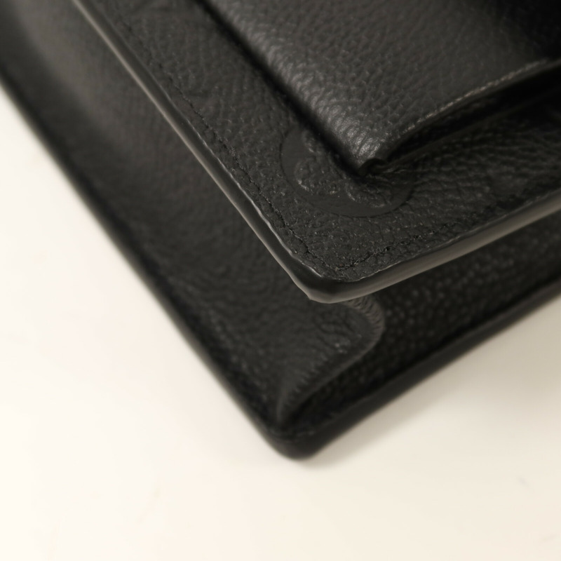 LOUIS VUITTON Monogram Empreinte Vavin Chain Wallet金扣鏈帶肩背袋-10