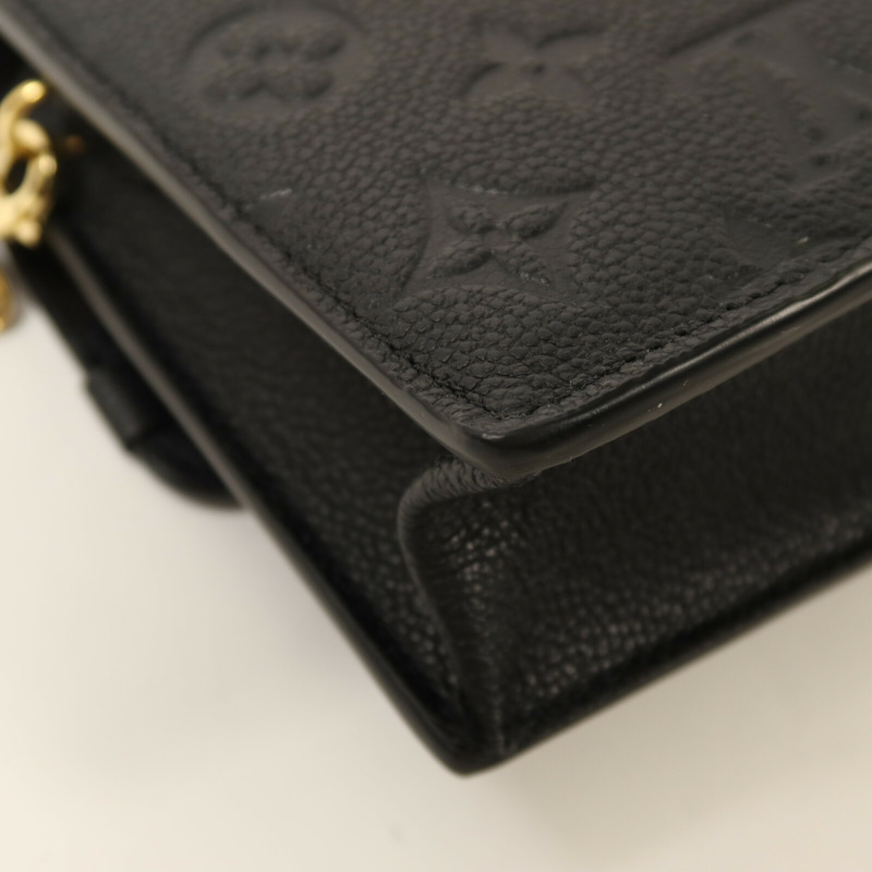 LOUIS VUITTON Monogram Empreinte Vavin Chain Wallet金扣鏈帶肩背袋-11