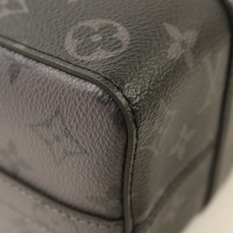 LOUIS VUITTON Monogram Eclipse City Keepall銀扣手挽肩背兩用袋-9
