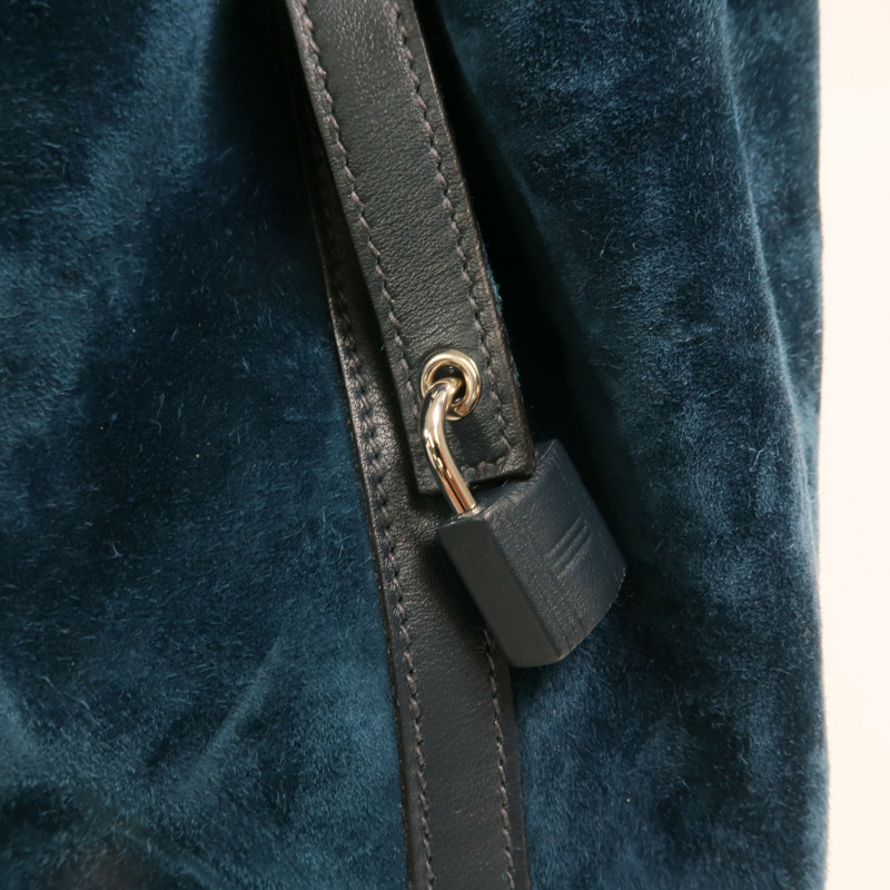 HERMES Doblis皮革Picotin PM銀扣手挽袋Vert Cypress-8