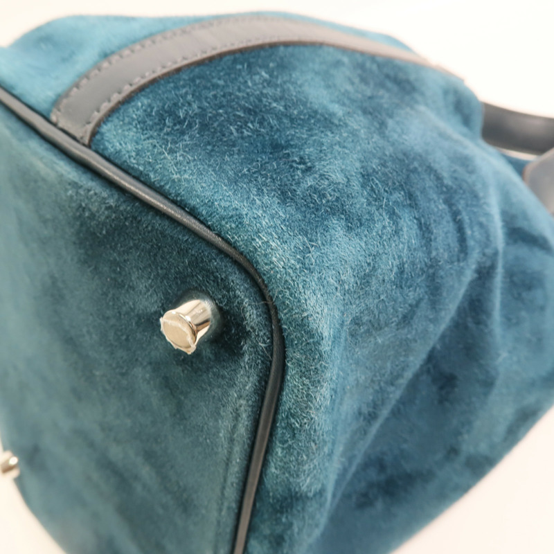 HERMES Doblis皮革Picotin PM銀扣手挽袋Vert Cypress-13