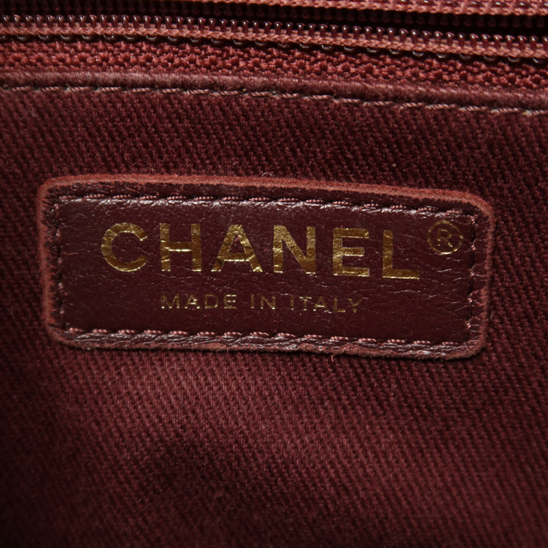 CHANEL 牛皮皮革Business Affinity Small金扣鏈帶手挽肩背兩用袋-5