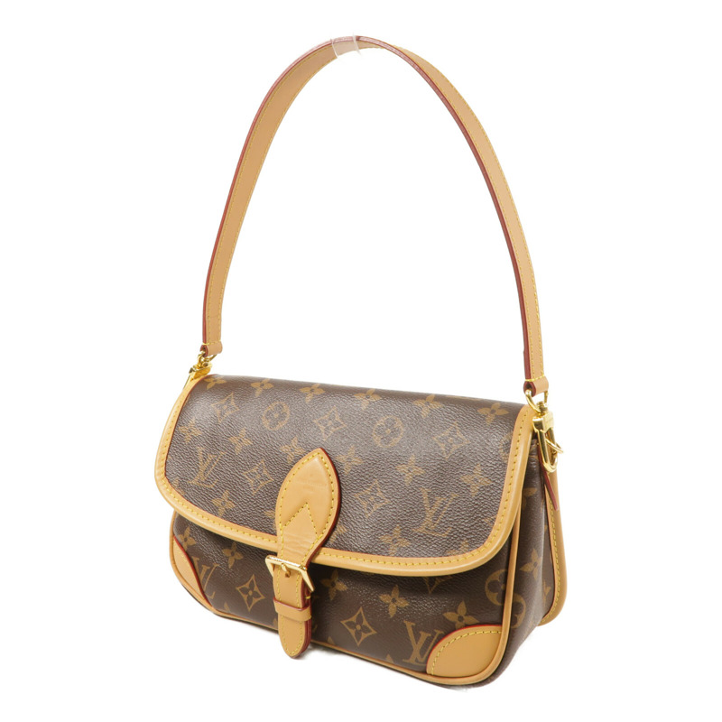 LOUIS VUITTON Monogram Diane金扣手挽肩背兩用袋-1
