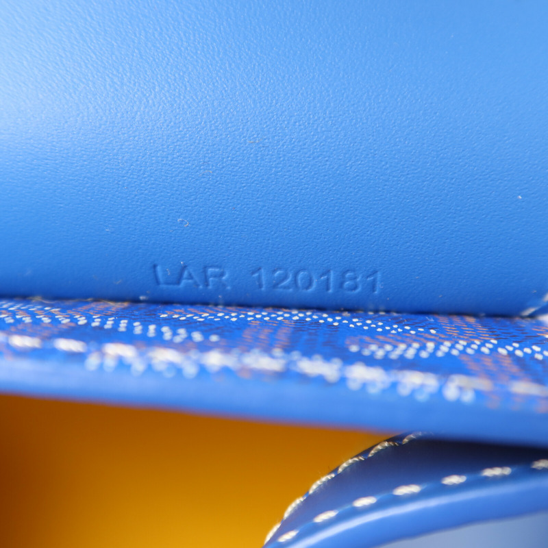 GOYARD 塗層帆布Saigon PM銀扣手挽肩背兩用袋-6