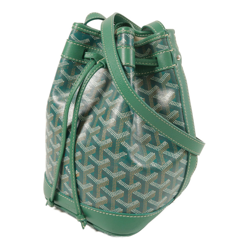 GOYARD 塗層帆布Petit Flot Bucket Bag PM銀扣肩背袋-1