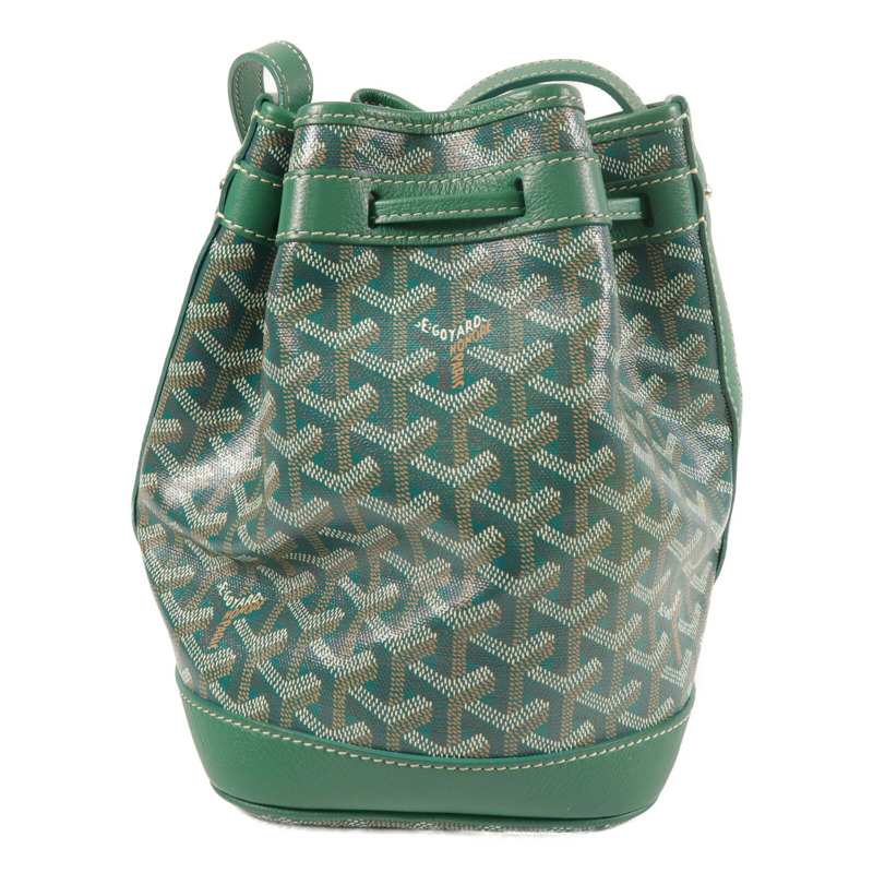 GOYARD 塗層帆布Petit Flot Bucket Bag PM銀扣肩背袋-2