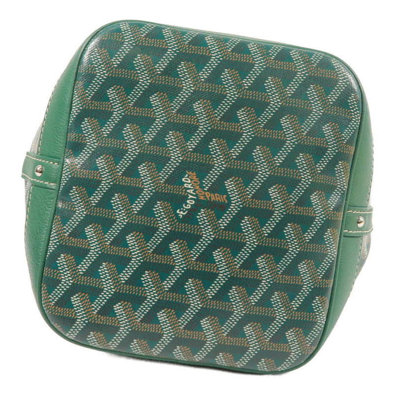 GOYARD 塗層帆布Petit Flot Bucket Bag PM銀扣肩背袋-3