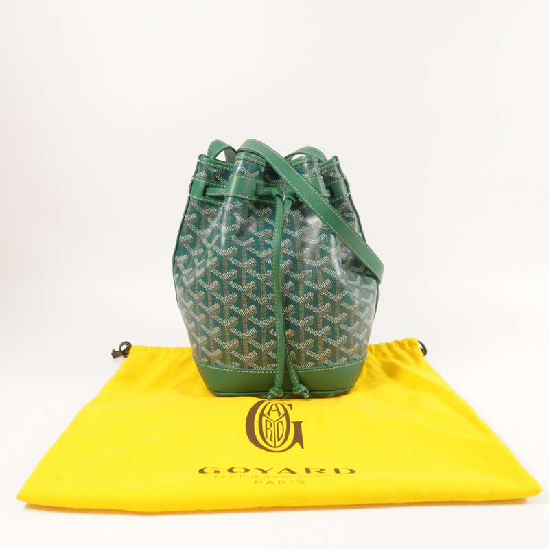 GOYARD 塗層帆布Petit Flot Bucket Bag PM銀扣肩背袋-8