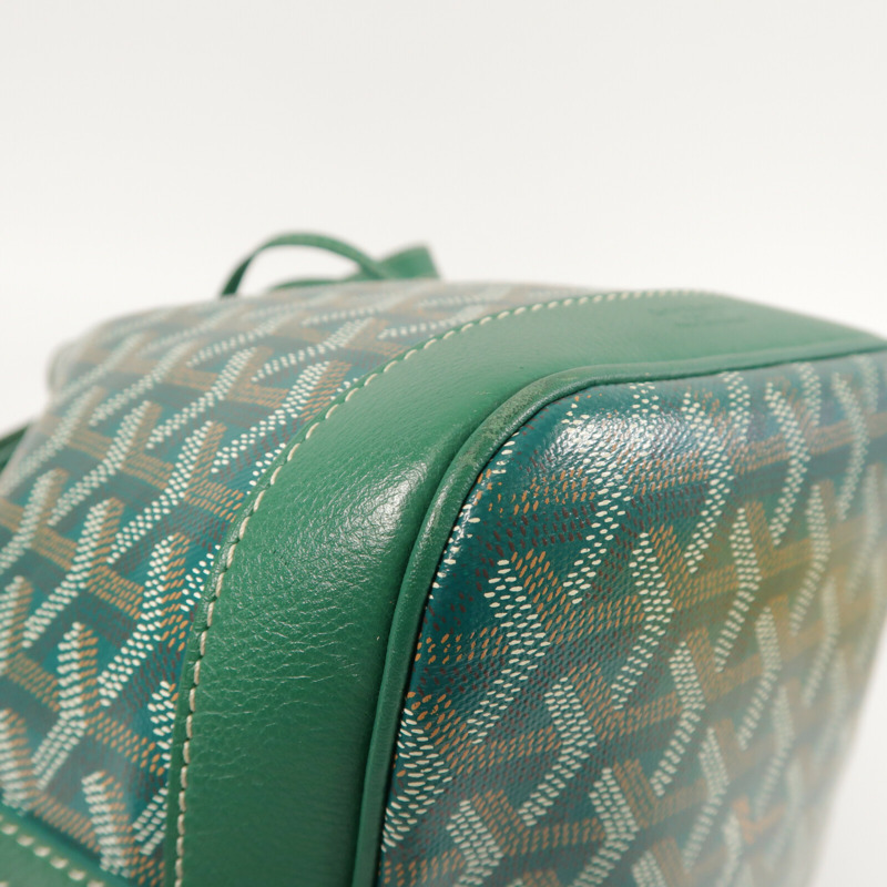 GOYARD 塗層帆布Petit Flot Bucket Bag PM銀扣肩背袋-9