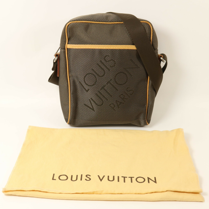 LOUIS VUITTON Damier Geant Citadin NM銀扣肩背袋-10