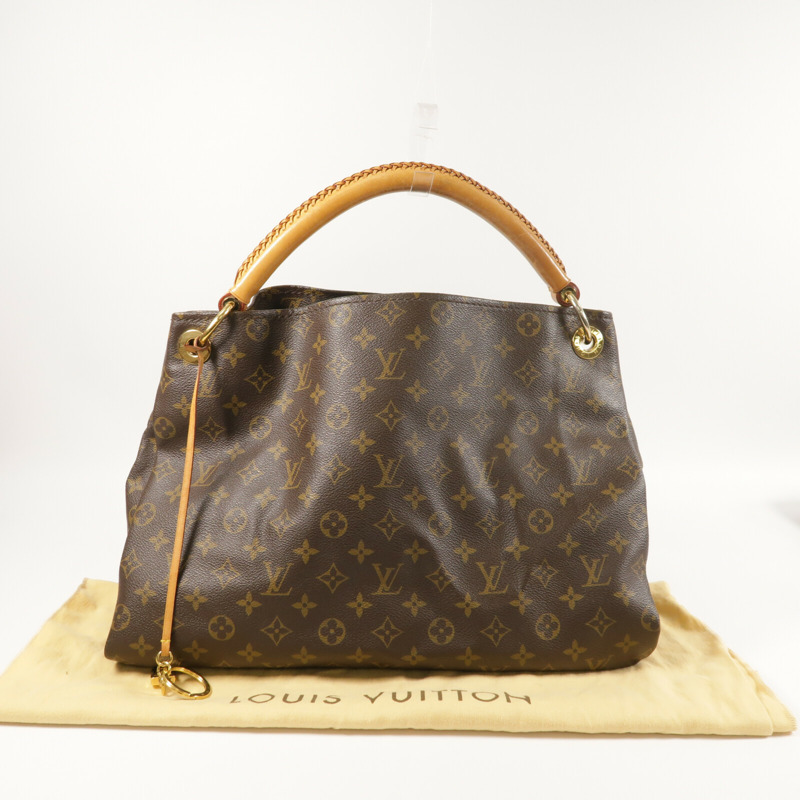 LOUIS VUITTON Monogram Artsy MM金扣肩背袋-8