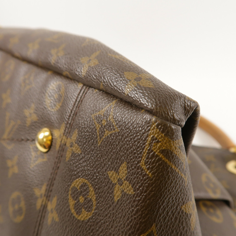 LOUIS VUITTON Monogram Artsy MM金扣肩背袋-10