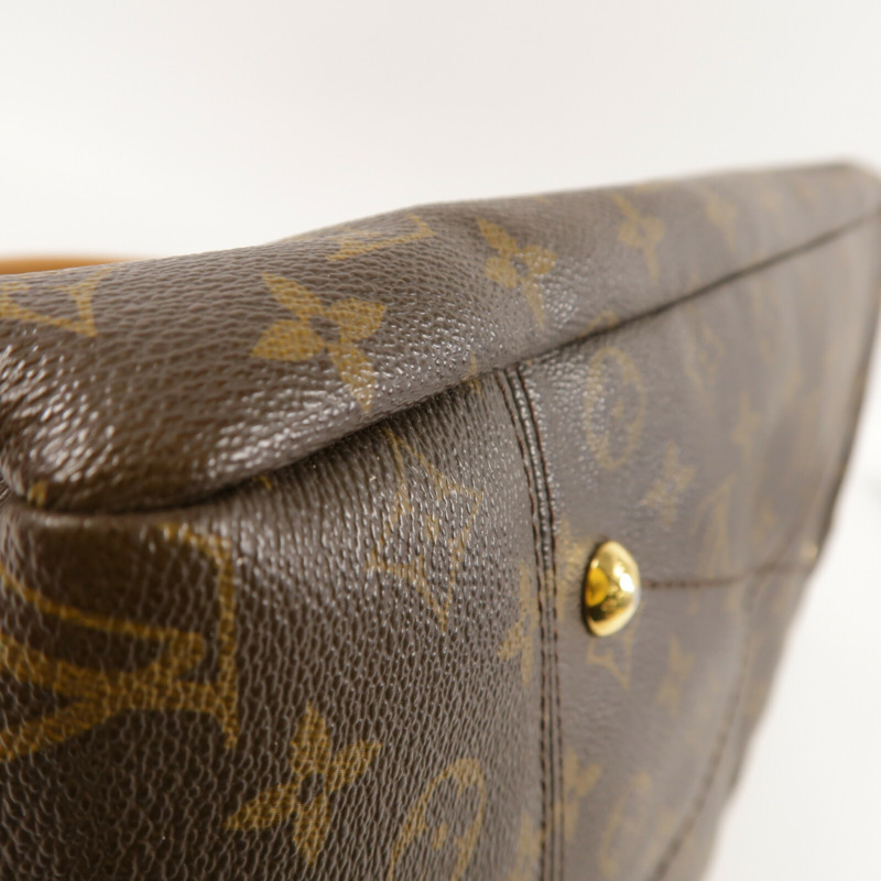 LOUIS VUITTON Monogram Artsy MM金扣肩背袋-11