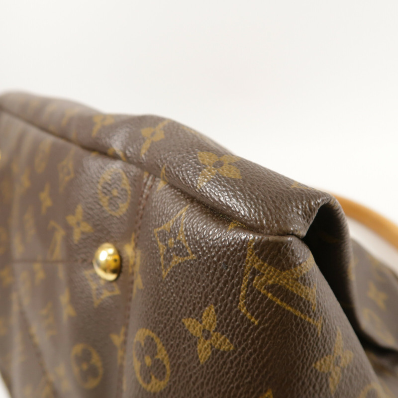 LOUIS VUITTON Monogram Artsy MM金扣肩背袋-12