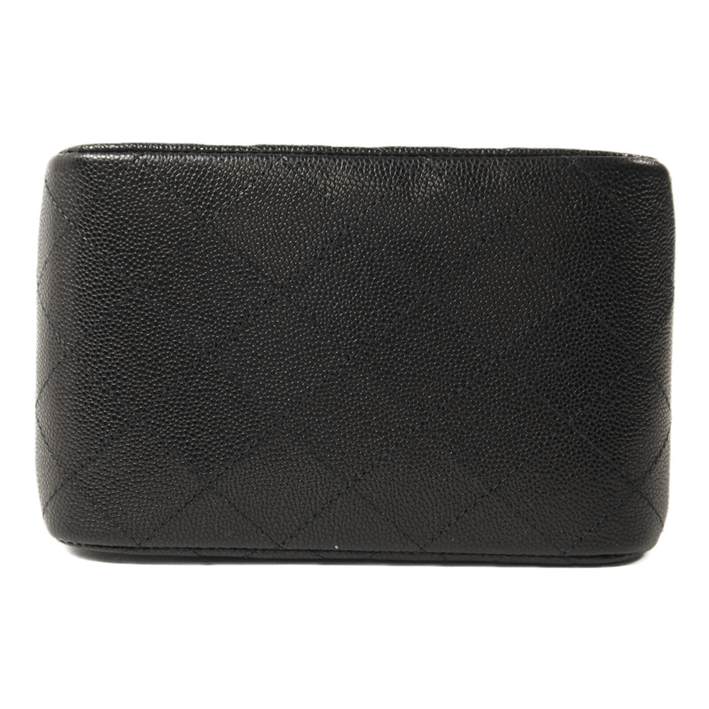 CHANEL 牛皮皮革Mini Tote金扣肩背袋-3