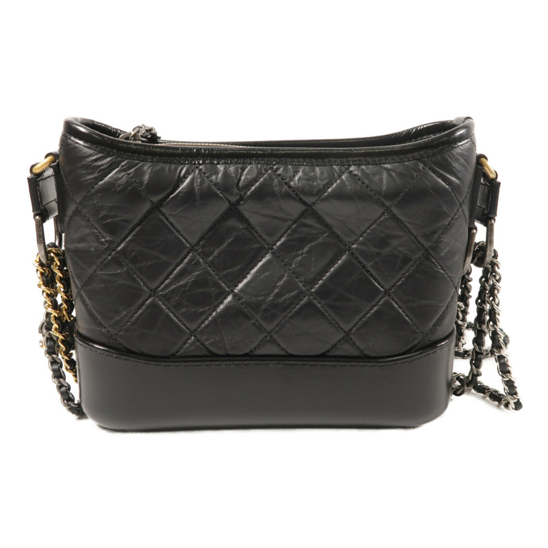 CHANEL 牛皮皮革Gabrielle Small鏈帶肩背袋-2