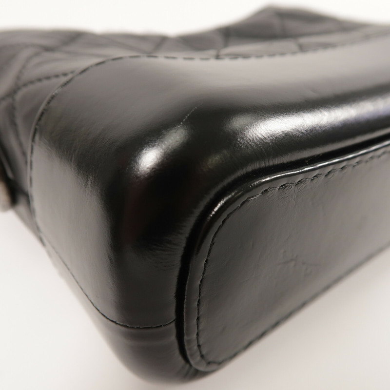 CHANEL 牛皮皮革Gabrielle Small鏈帶肩背袋-11