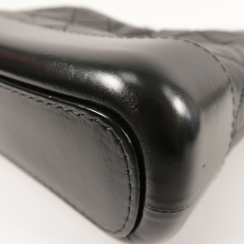 CHANEL 牛皮皮革Gabrielle Small鏈帶肩背袋-12