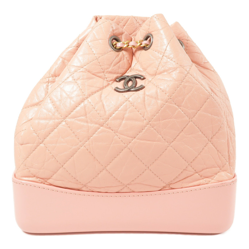 CHANEL 牛皮皮革Gabrielle Backpack背包-0