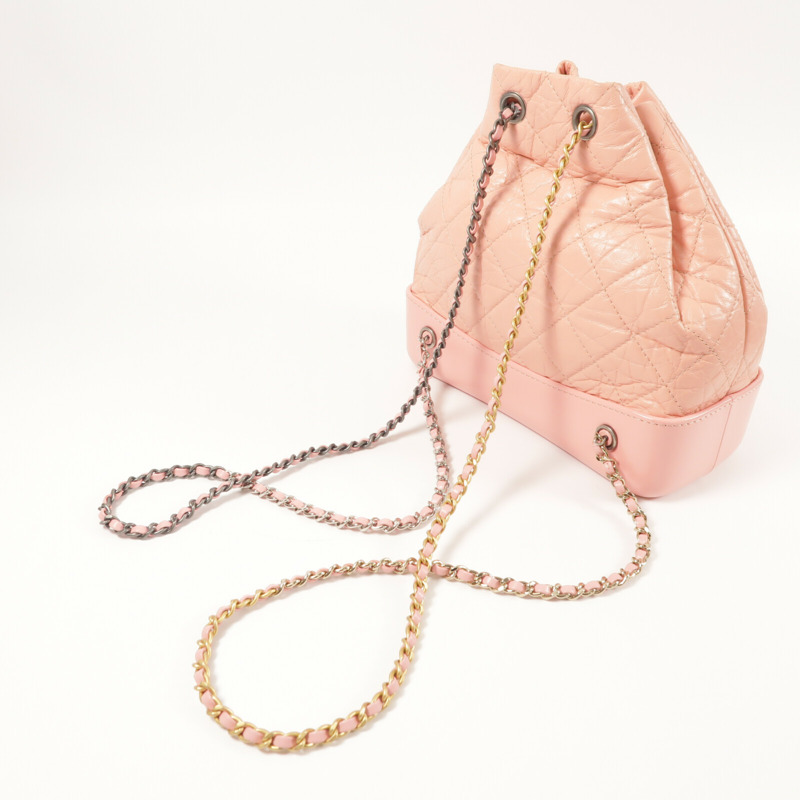 CHANEL 牛皮皮革Gabrielle Backpack背包-10